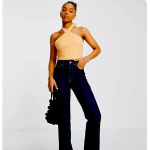 Abercrombie & Fitch Women’s Linen Blend Halter Top